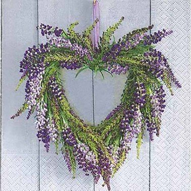 Servilletas para decoupage Wreath of Provence 33 X 33 cm.