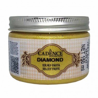 Pasta de relieve DIAMOND GOLD CADENCE, 150 ml.
