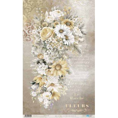 Papel Arroz 54x33 cm. Daisies IV PFY-12732 Papers For You